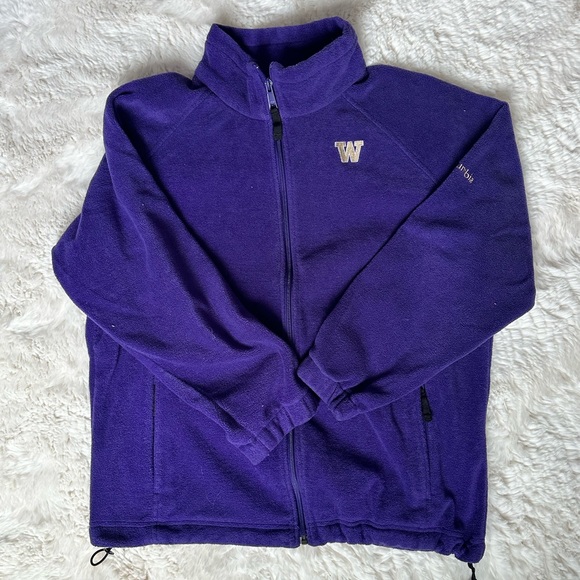 Columbia purple University of Washington fleece - Picture 1 of 4